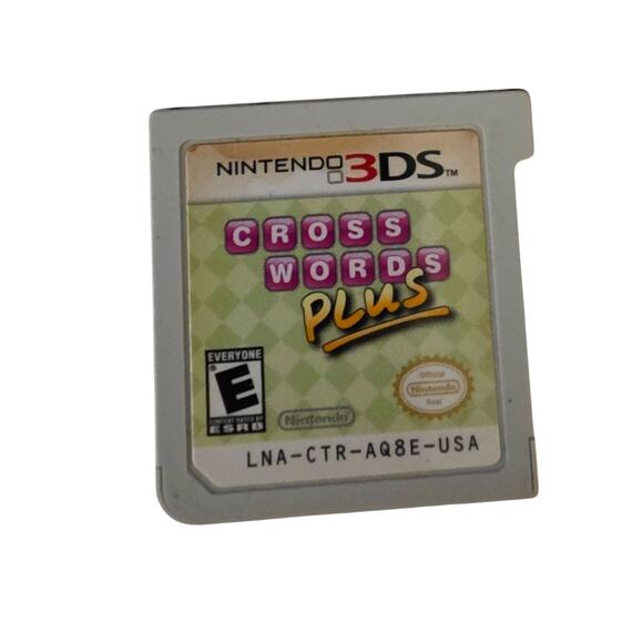 Nintendo 3DS Cross Words Plus Tested - Picture 1 of 3